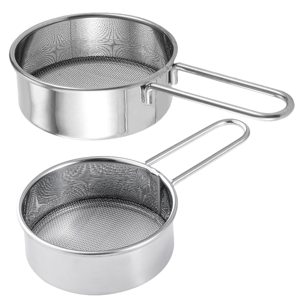 Coffee Tea Sugar - 2Pcs Handheld Mini Flour Sifter Stainless
