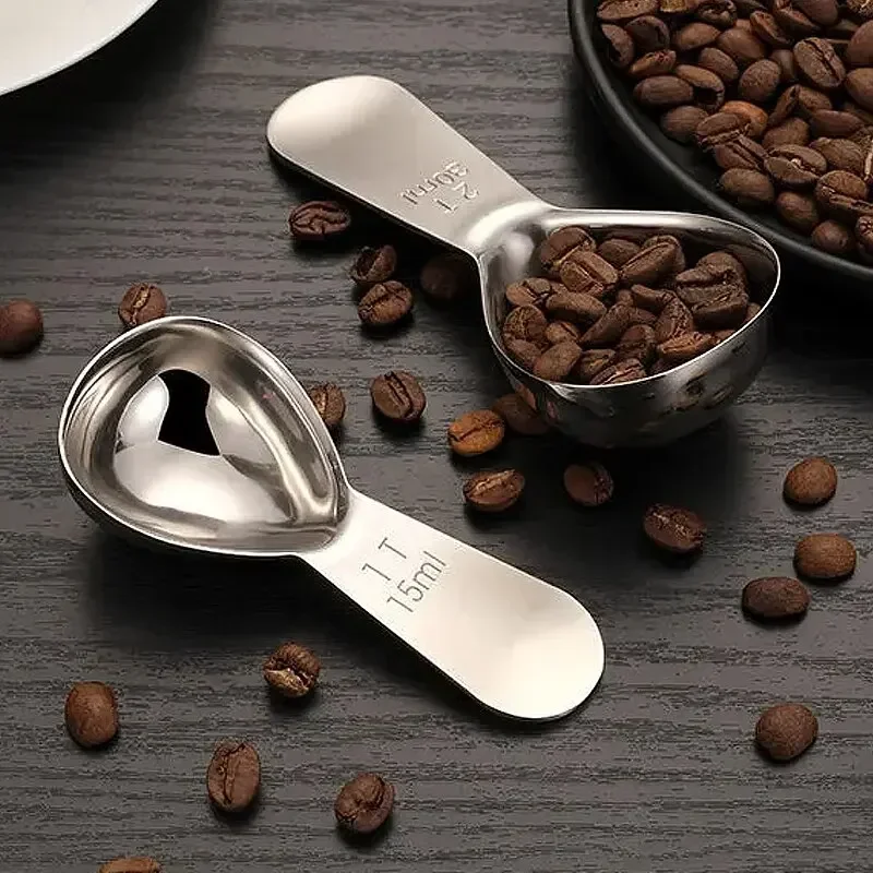 Coffee Tea Sugar - Stainless Steel Coffee Measuring Scoop for