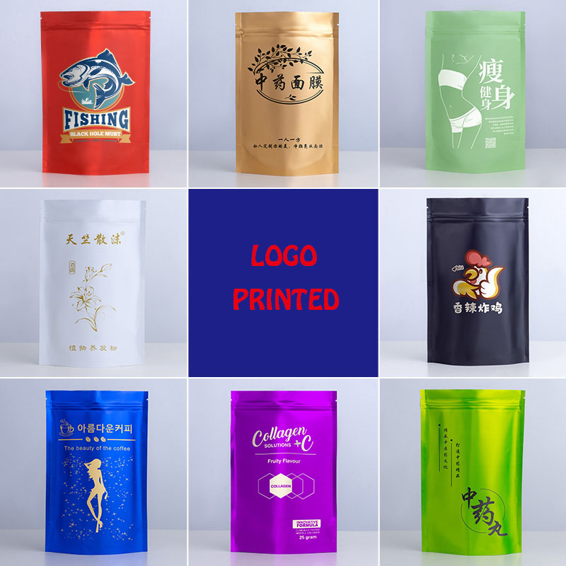 Coffee Tea Flower - Resealable Stand Up Aluminum Foil Zip