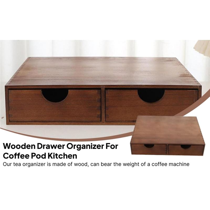 TFTP-Wooden Coffee Pod Storage - Coffee Tea Station 评论和价格