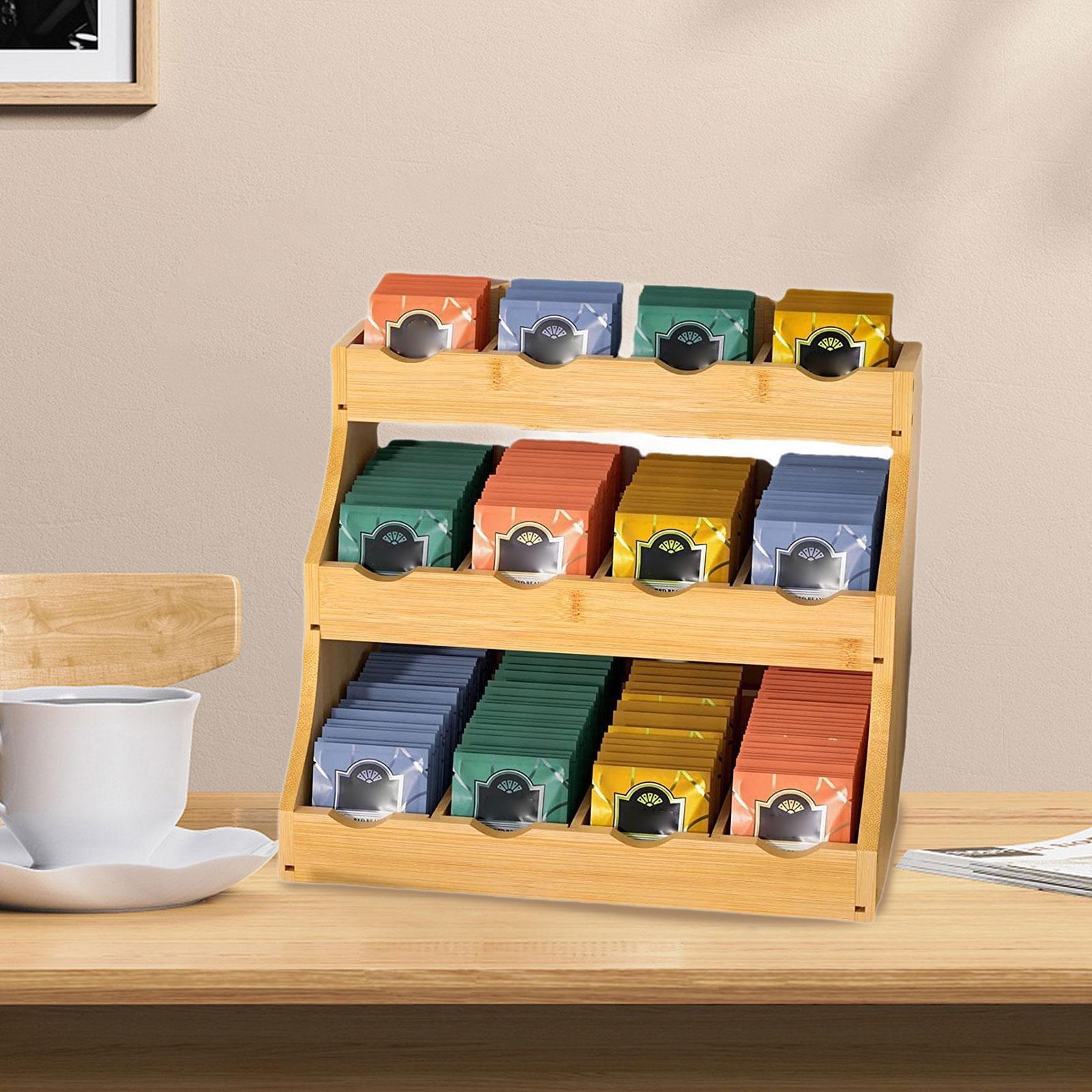 Tea Bag Organizer Seasoning Ra - Coffee Tea Station 评论和价格