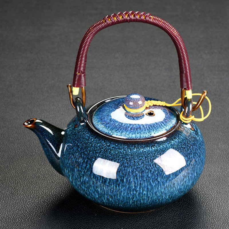 Large Capacity teapot 700ml Ce - Coffee Tea Flower 评论和价格