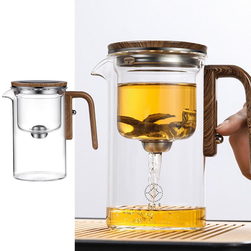 600ml 800ml Heat Resistant Gla - Coffee Tea Flower 评论和价格