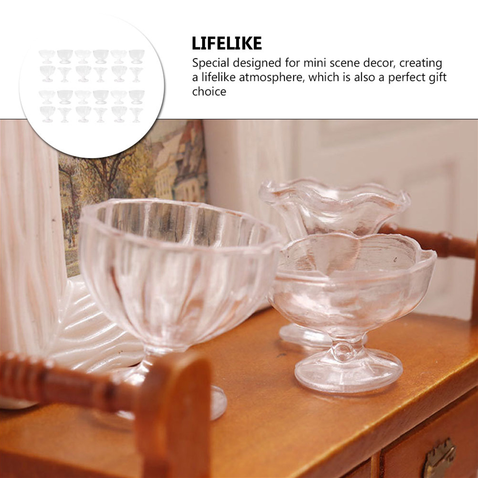 24Pcs Miniature Cups Mini Ice  - Coffee Tea & Espresso Appliances 评论和价格