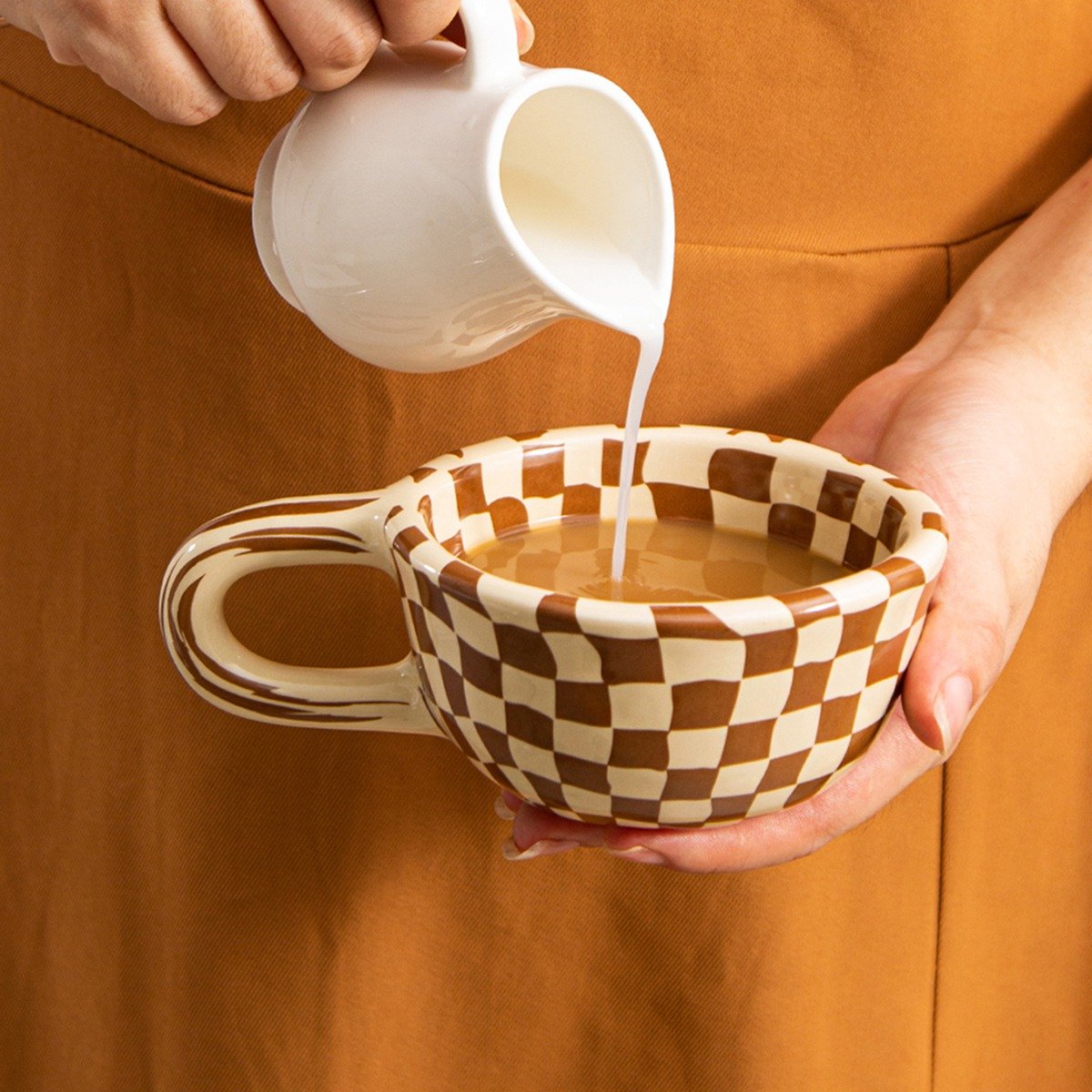 1pc Ceramic Coffee Mug with Wr - Coffee Tea & Espresso Appliances 评论和价格