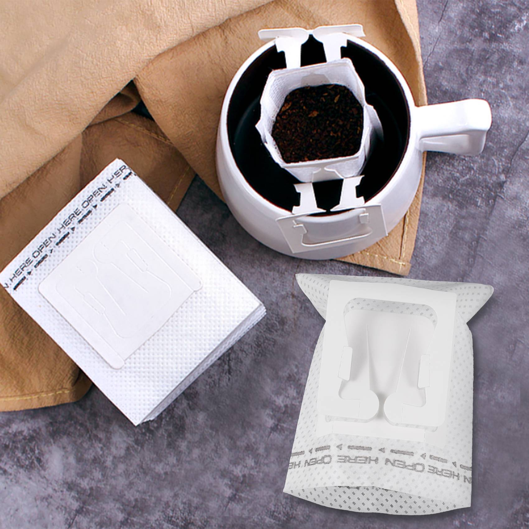 50Pcs / Pack Drip Coffee Filte - Coffee Tea & Espresso Appliances 评论和价格