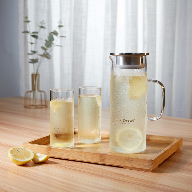 KAMJOVE 1.2L Transparent Glass - Coffee Tea Flower 评论和价格