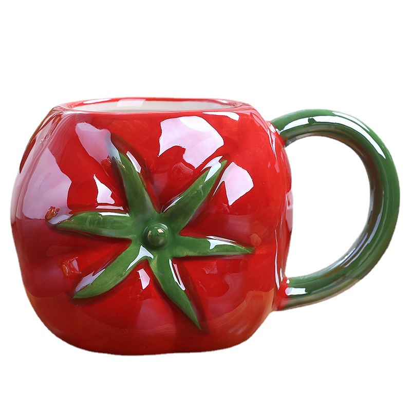Creative Fruit Shape Mug Ceram - Coffee Tea Difference 评论和价格