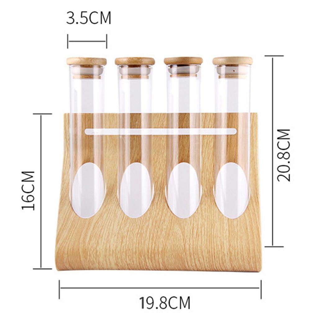 Glass Tube Storage Rack Visibl - Coffee Tea & Espresso Appliances 评论和价格