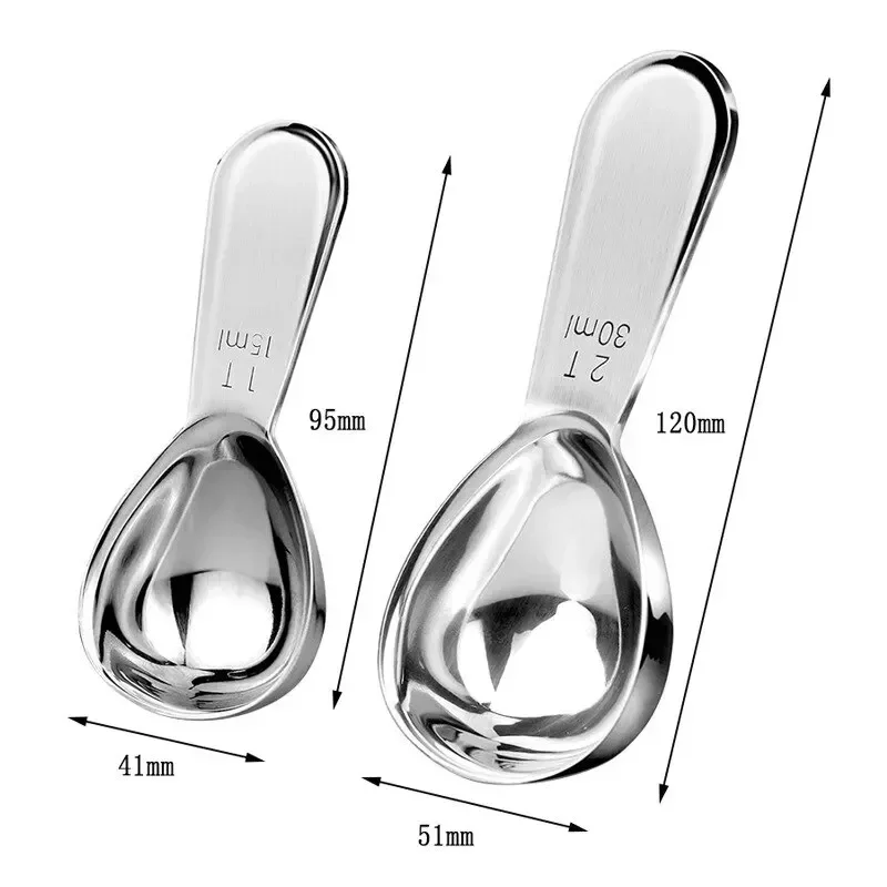 Stainless Steel Coffee Measuri - Coffee Tea Sugar 评论和价格
