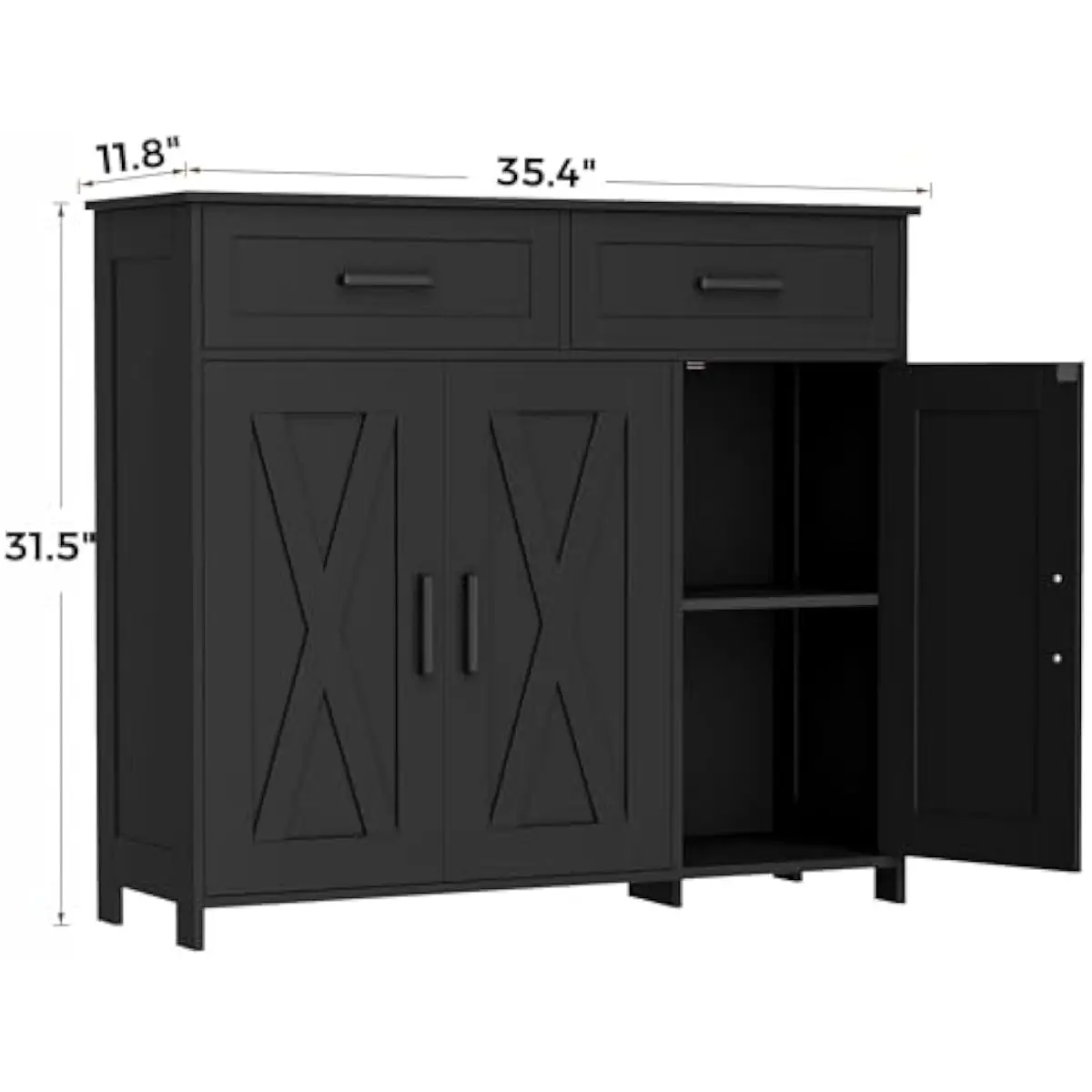 Coffee Bar Storage Cabinet wit - Coffee & Tea Ken'S House 评论和价格