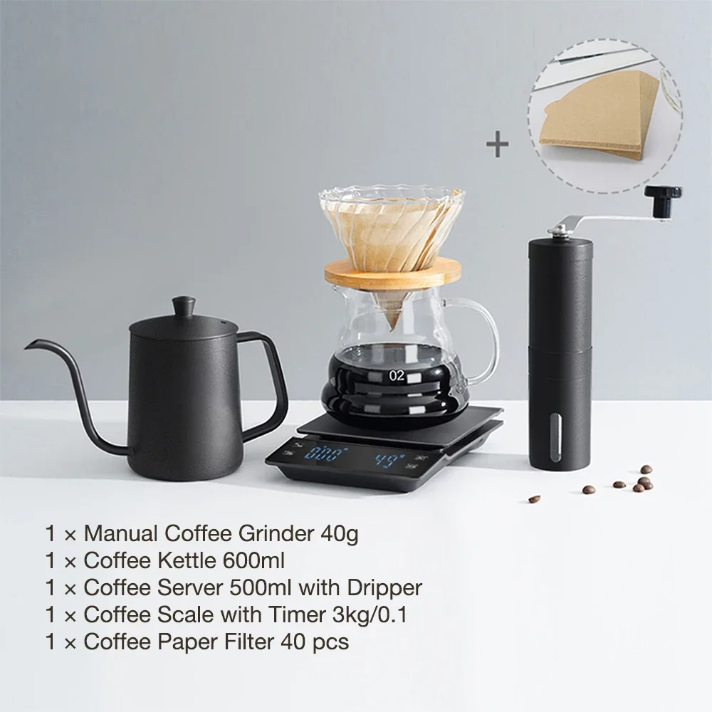 Drip Coffee Set Pour Over Coff - Pour Over Kettle 评论和价格