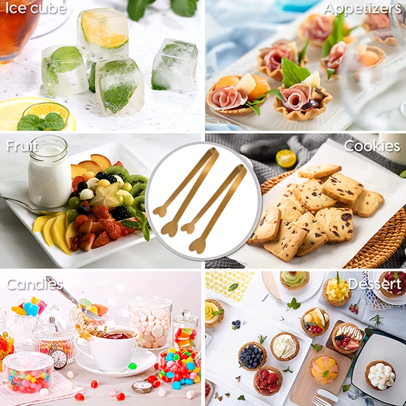 5pcs Stainless Steel Heart-Sha - Coffee Tea Sugar 评论和价格
