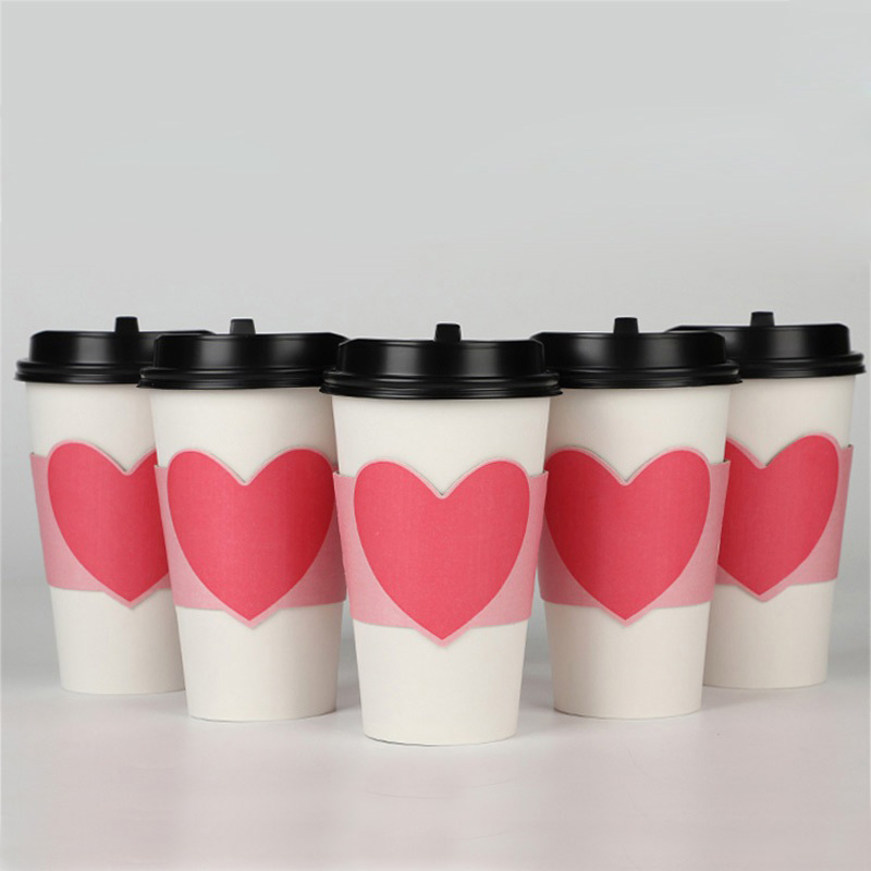 100pcs Disposable Cup Sleeve F - Coffee Tea Day 评论和价格