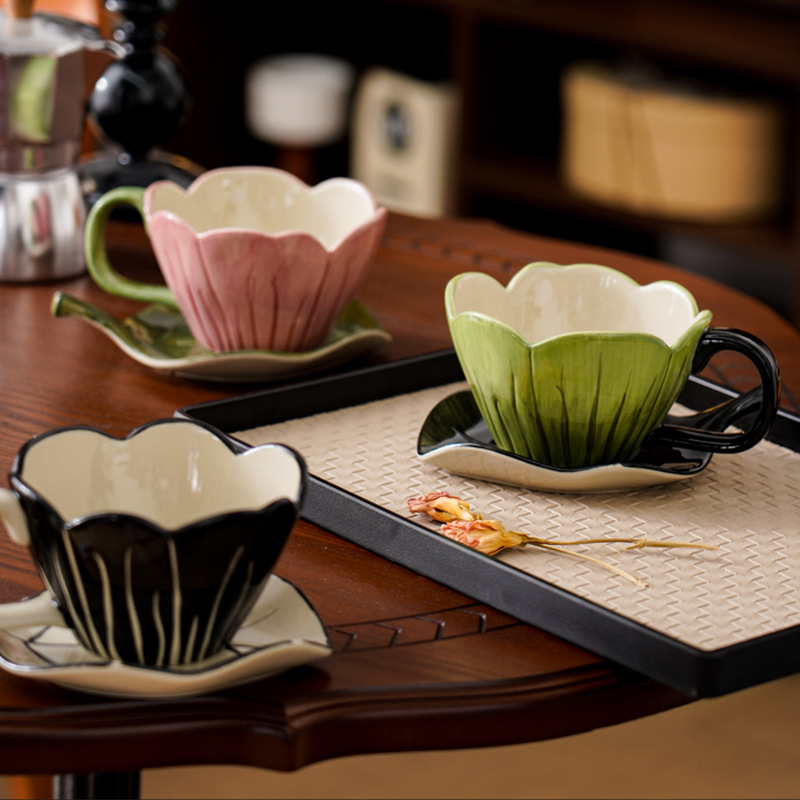 Irregular Hand-painted Coffee  - Coffee Tea Flower 评论和价格
