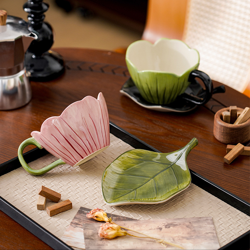 Irregular Hand-painted Coffee  - Coffee Tea Flower 评论和价格