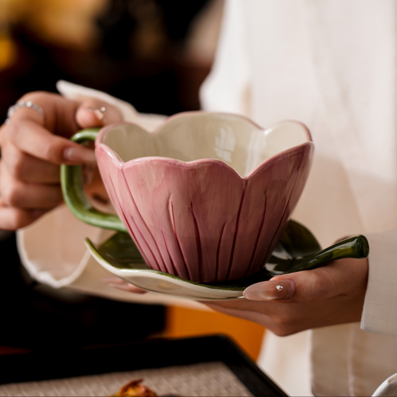 Irregular Hand-painted Coffee  - Coffee Tea Flower 评论和价格