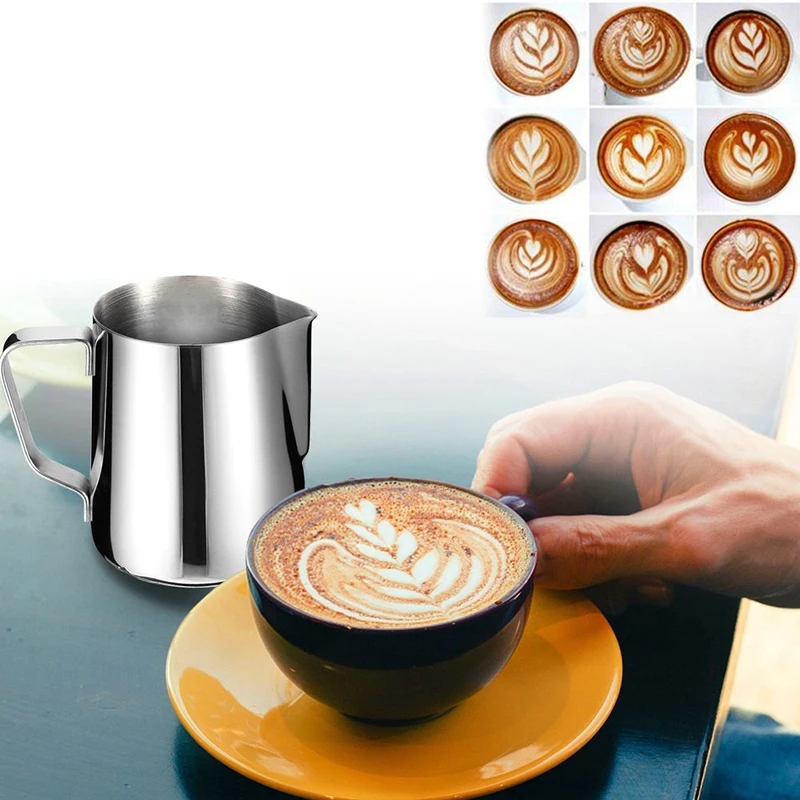 Coffee Milk Frothing Pitcher S - Barista Milk Jug 评论和价格