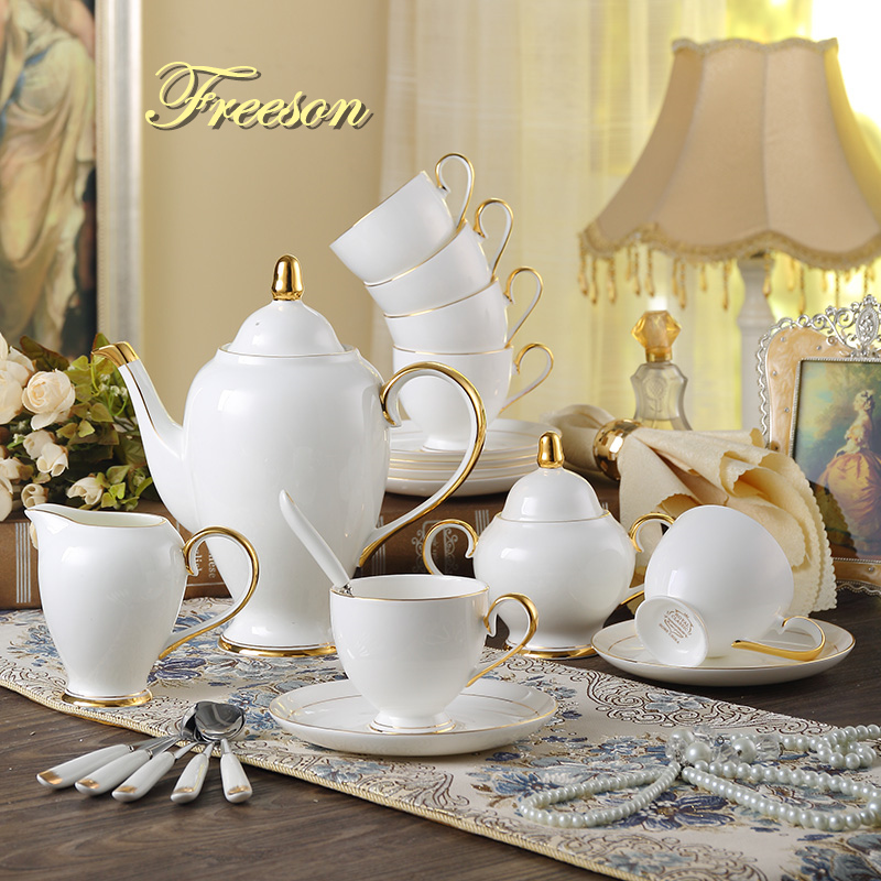 Grace Bone China Coffee Set Wh - Coffee Tea Sugar 评论和价格