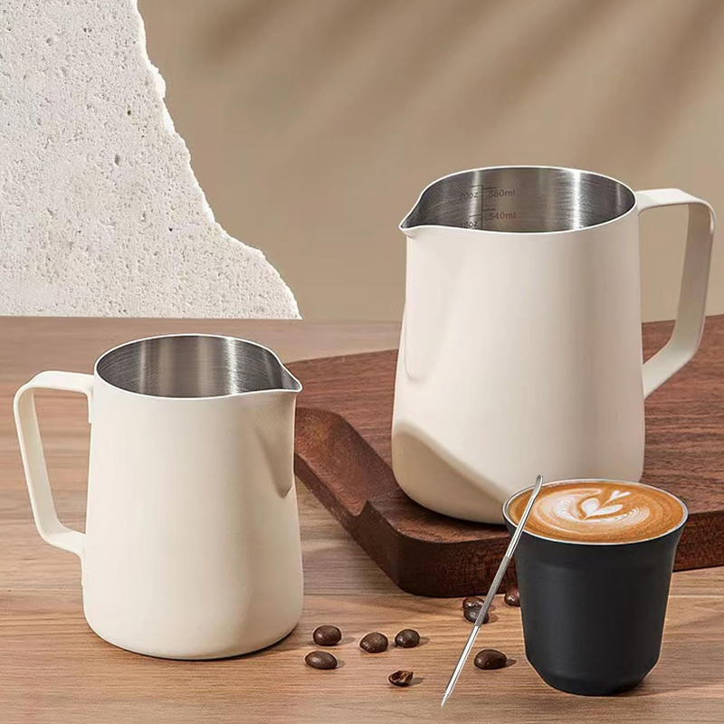 Milk Jug Stainless Steel Measu - Barista Milk Jug 评论和价格