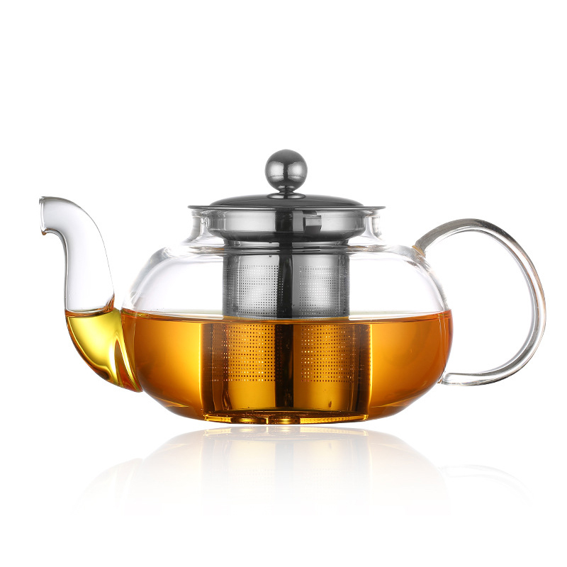 600/800ml Heat Resistant Glass - Coffee Tea Flower 评论和价格