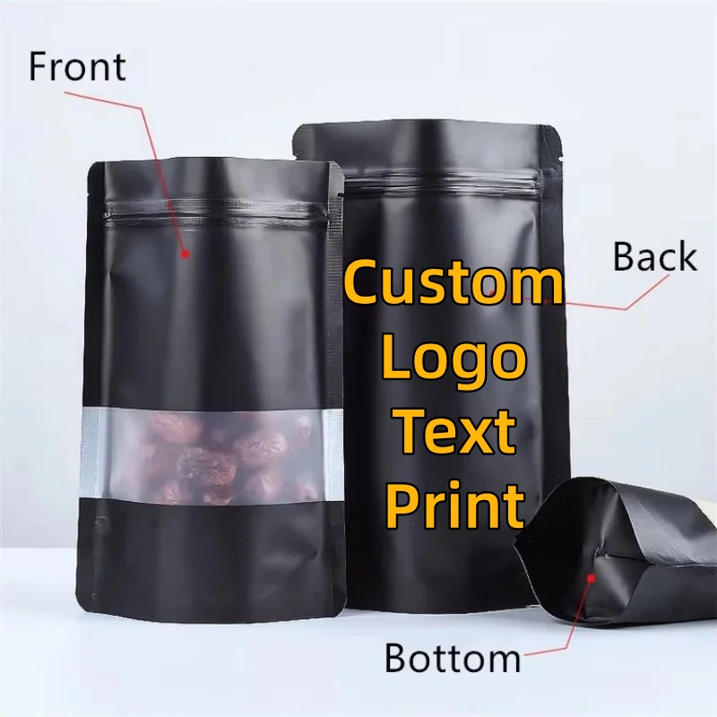 100PCS Stand-up Matte Black Al - Coffee Tea Day 评论和价格