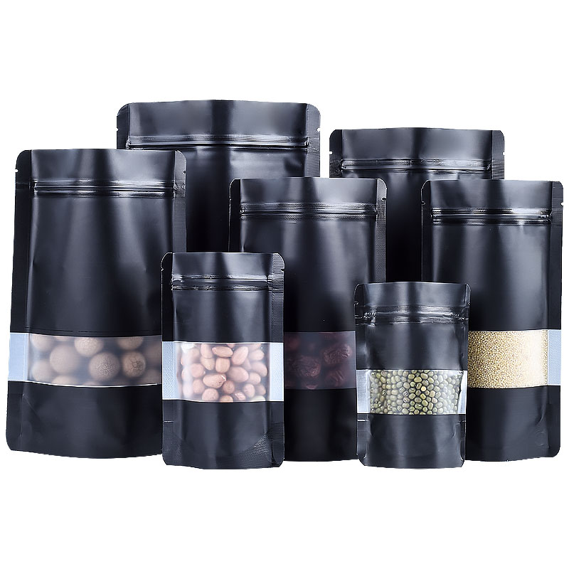 100PCS Stand-up Matte Black Al - Coffee Tea Day 评论和价格