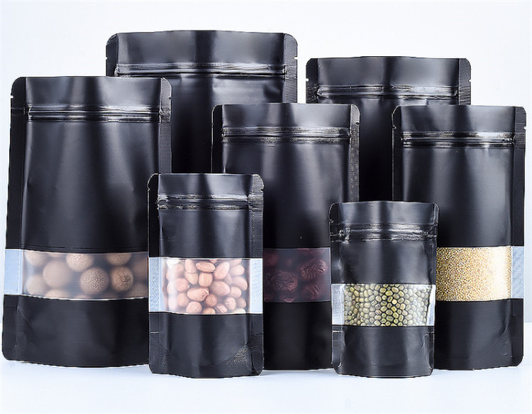 100PCS Stand-up Matte Black Al - Coffee Tea Day 评论和价格