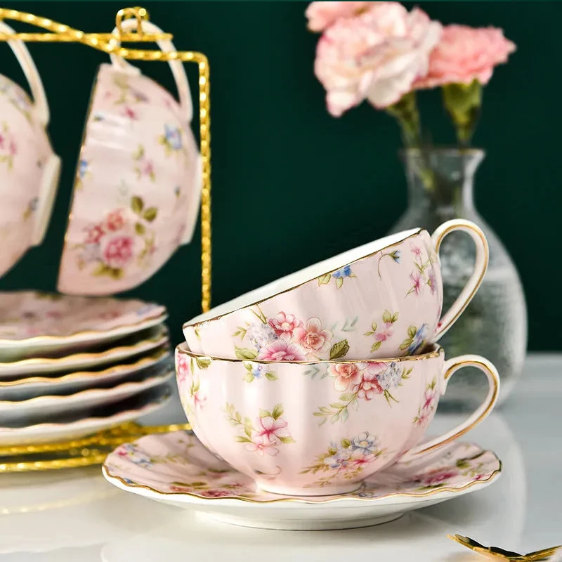 3PCS/Sets Pastoral style Flowe - Coffee Tea Flower 评论和价格
