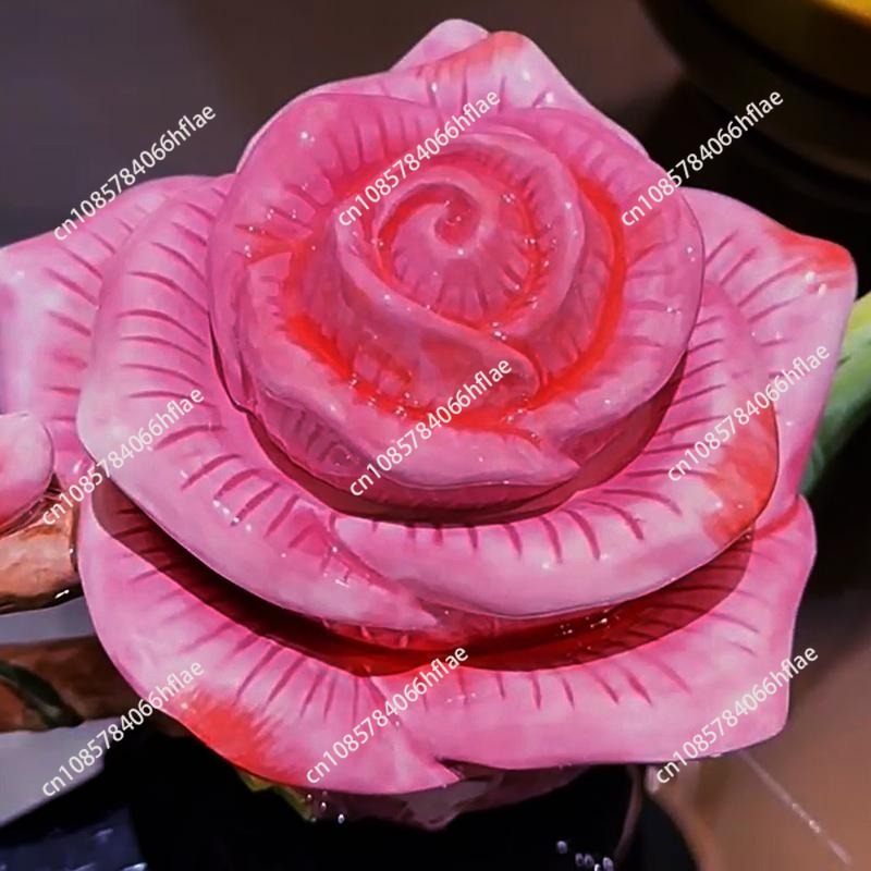 Ceramic Magenta Rose Tea Set T - Coffee Tea Flower 评论和价格