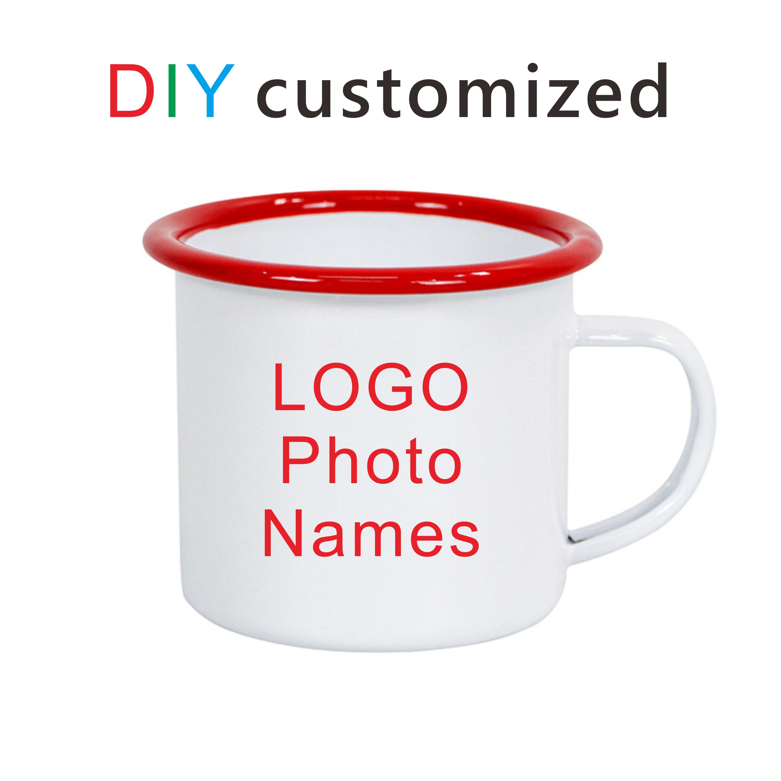 Customized Enamel Metal Mug 35 - Coffee Tea Photos 评论和价格