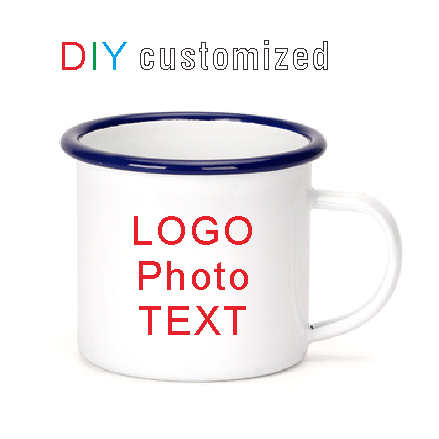 Customized Enamel Metal Mug 35 - Coffee Tea Photos 评论和价格
