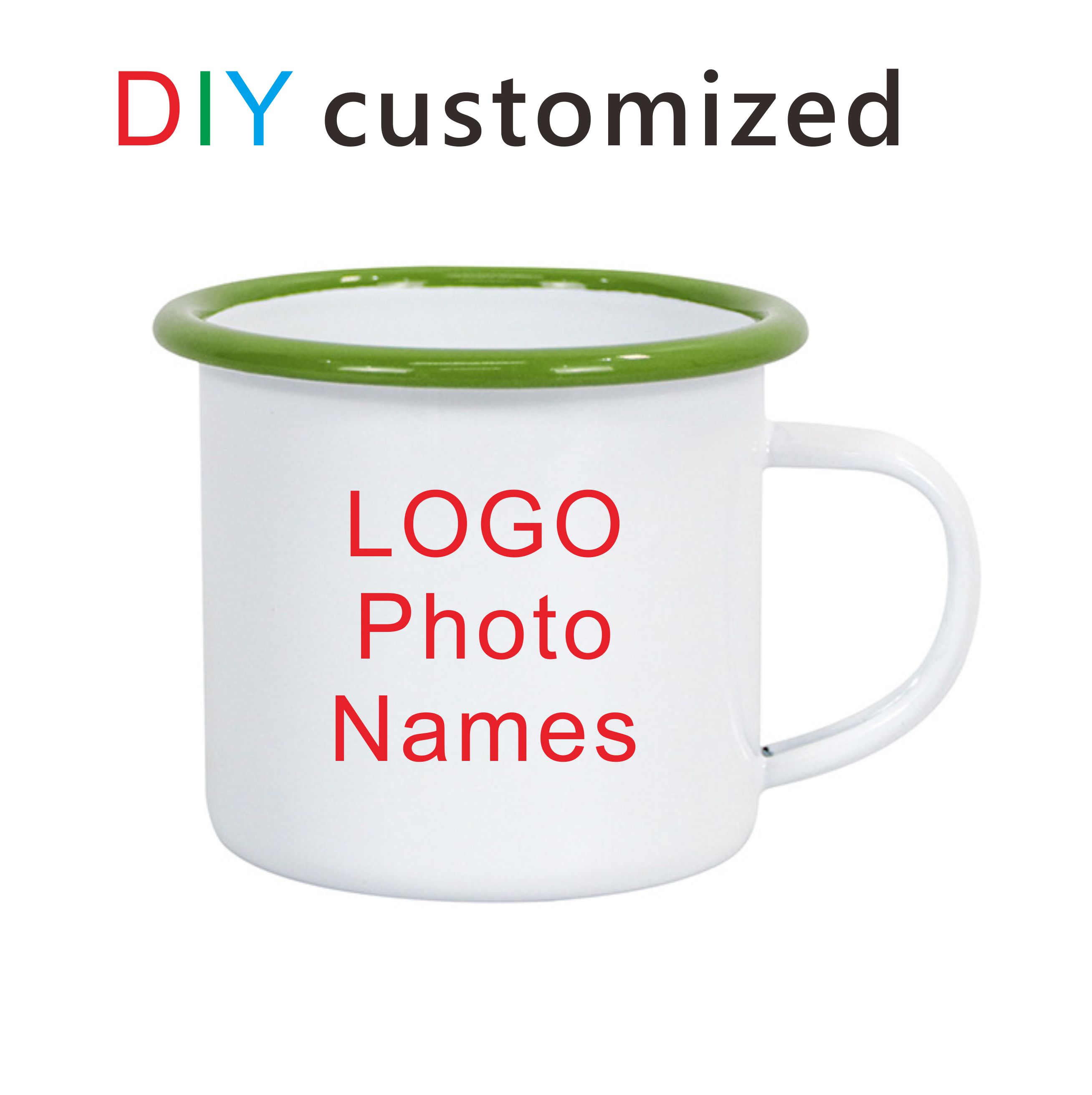 Customized Enamel Metal Mug 35 - Coffee Tea Photos 评论和价格