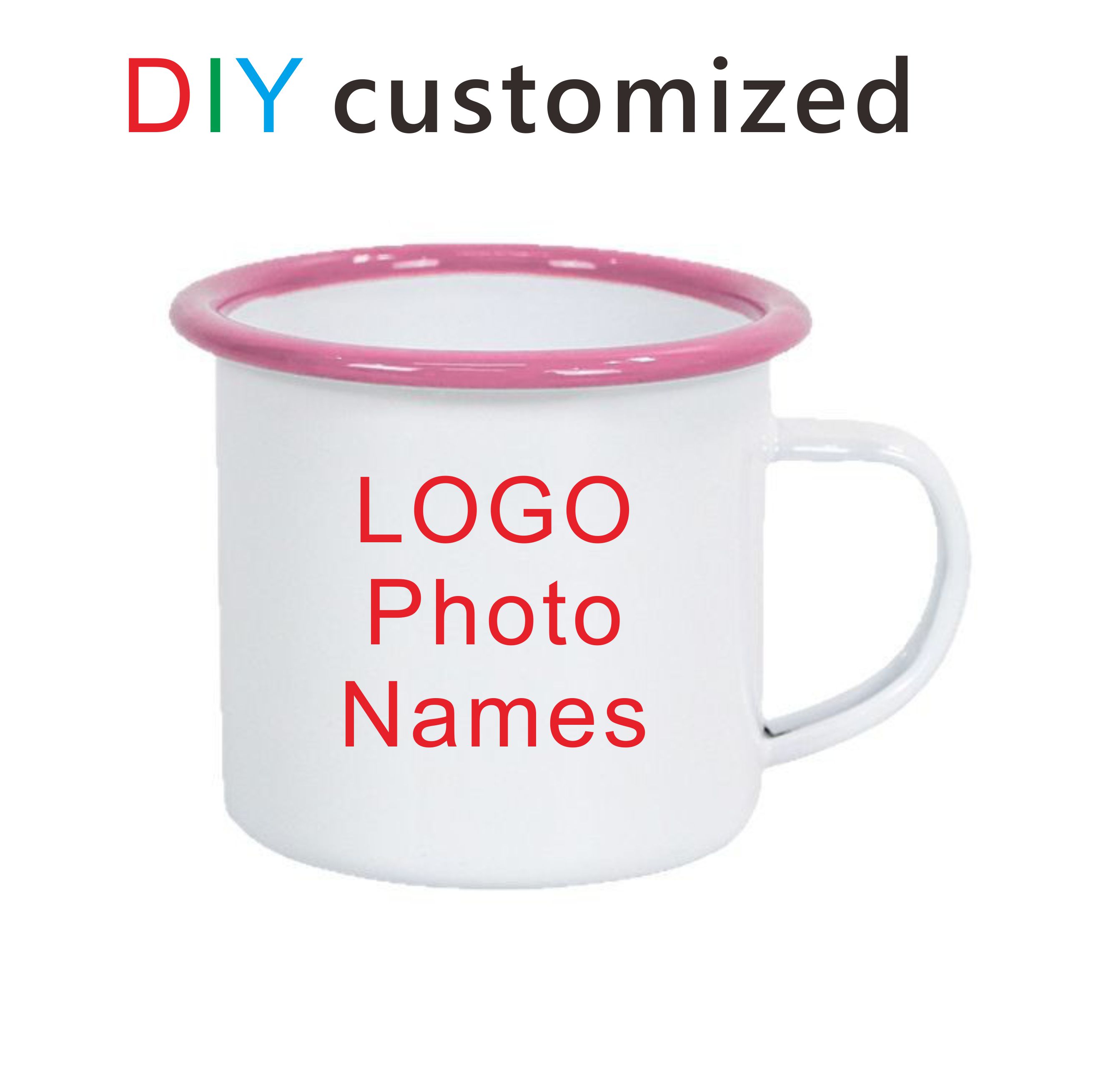 Customized Enamel Metal Mug 35 - Coffee Tea Photos 评论和价格