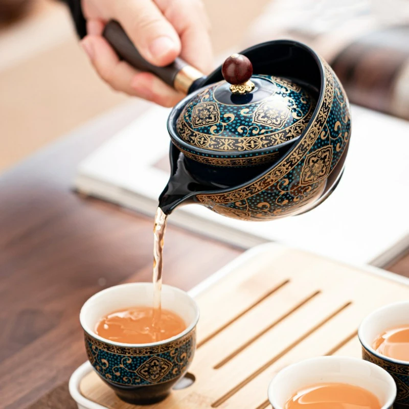 Chinese Kung Fu Tea Set Sand C - Pour Over Kettle 评论和价格