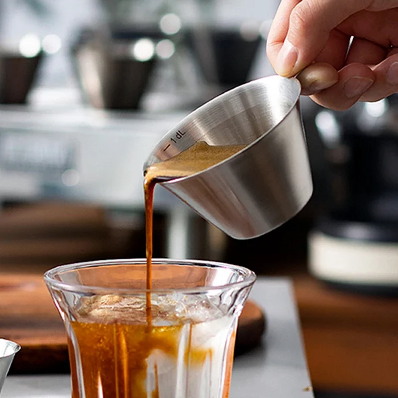 100ml Measuring Cup Stainless  - Barista Milk Jug 评论和价格