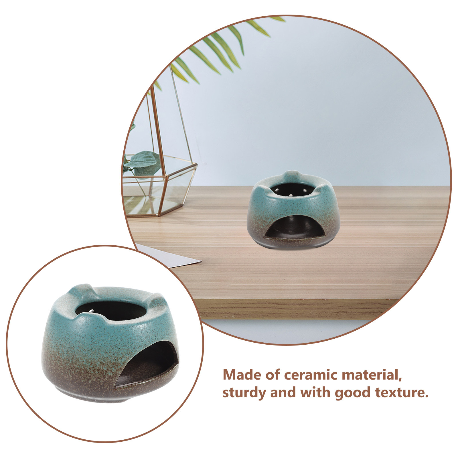 Ceramic Teapot Warmer Base Ele - Coffee Tea Flower 评论和价格