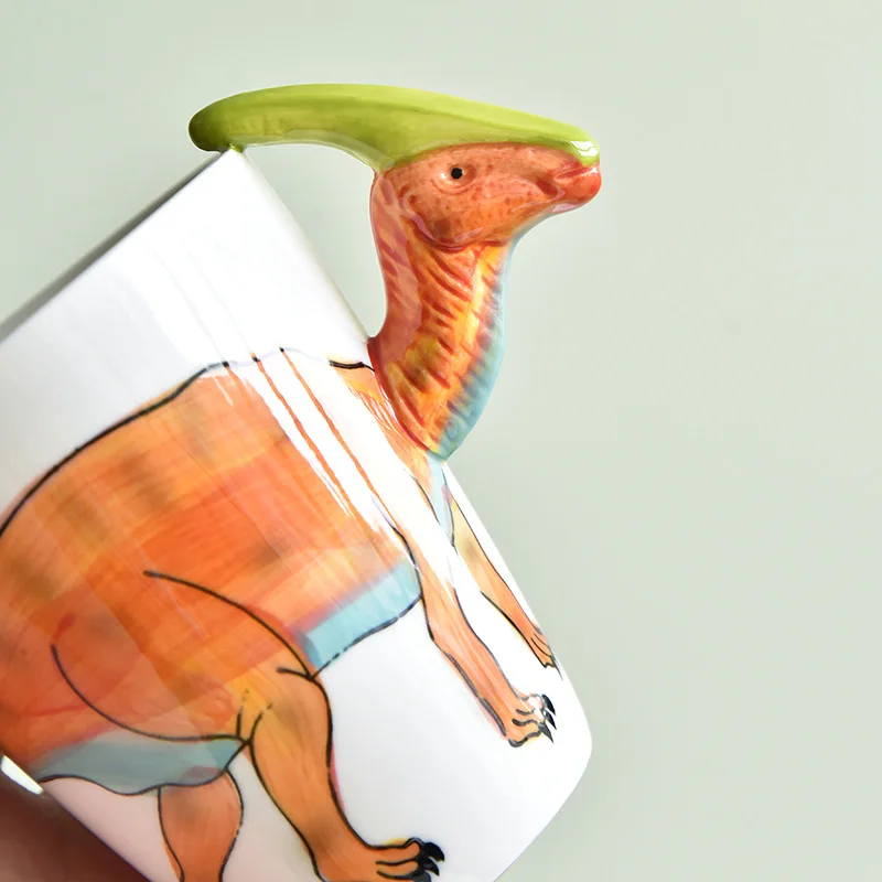 Dinosaur Shaped Water Cup Cute - Coffee Tea Difference 评论和价格