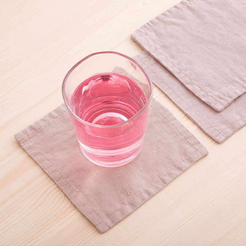 Double Layer 100% Linen Placem - Coffee Tea Station 评论和价格