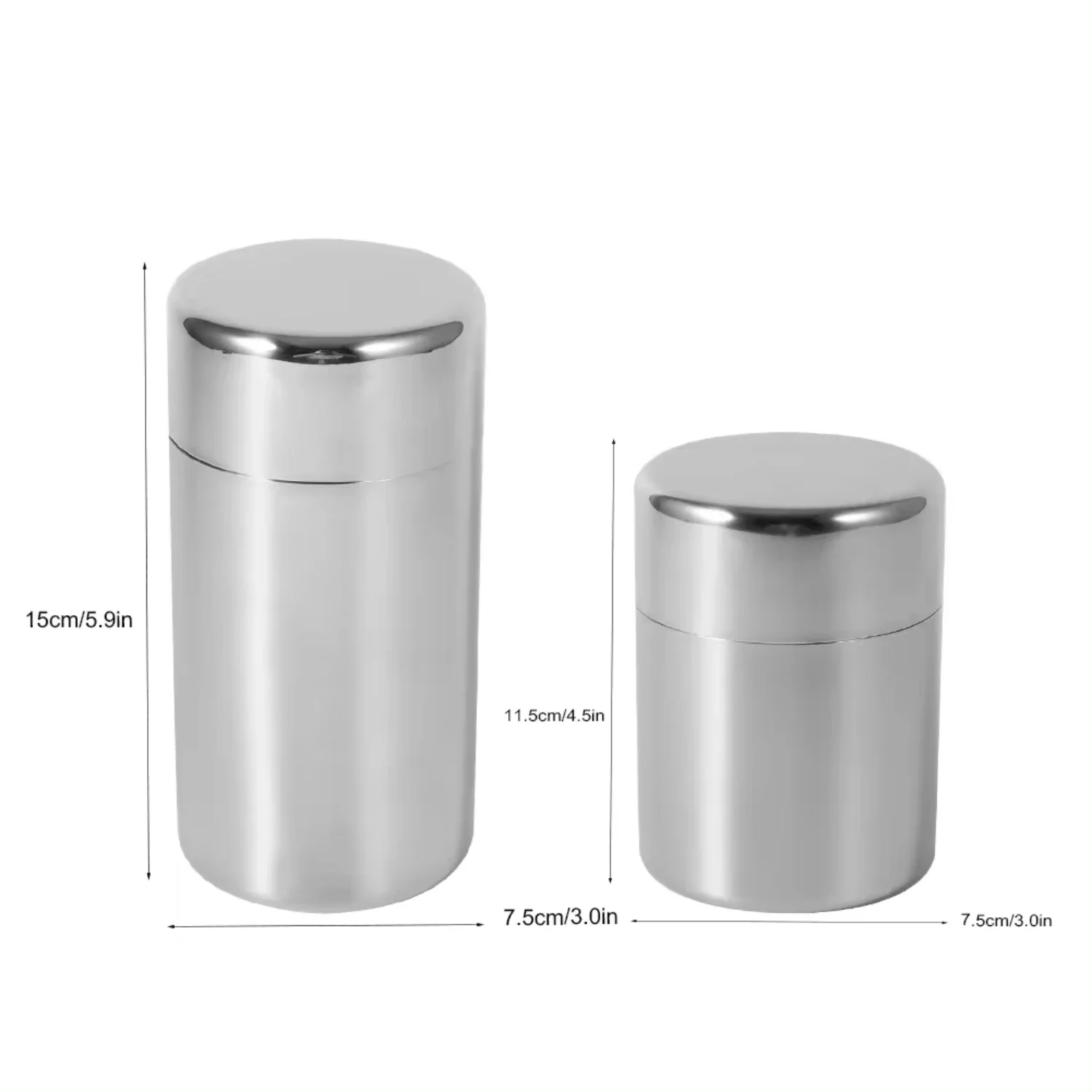 Stainless Steel Tea Leaf Tins  - Coffee Tea Sugar 评论和价格