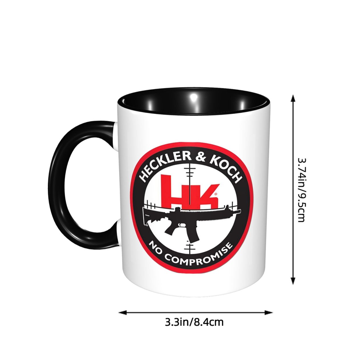 Heckler Koch Hk Logo Mug Funny - Coffee Tea Hk 评论和价格