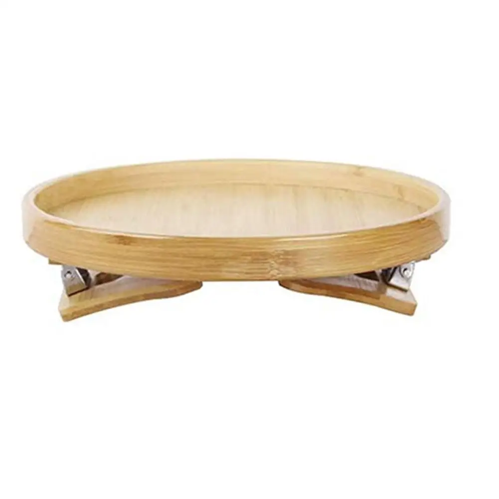 Natural Bamboo Sofa Armrest Tr - Coffee Tea Station 评论和价格