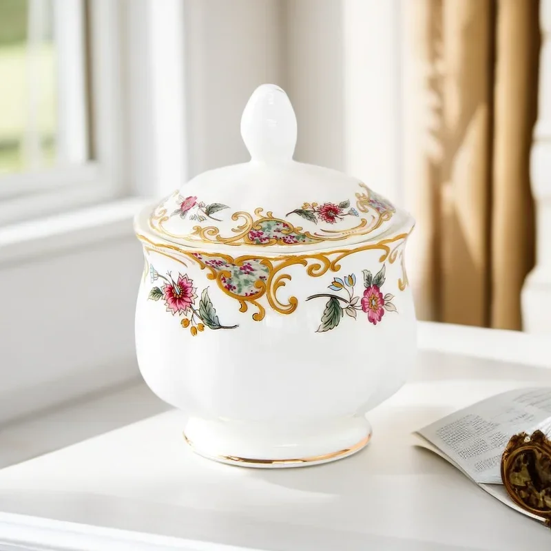 European Style Sugar Bowl for  - Coffee Tea Sugar 评论和价格