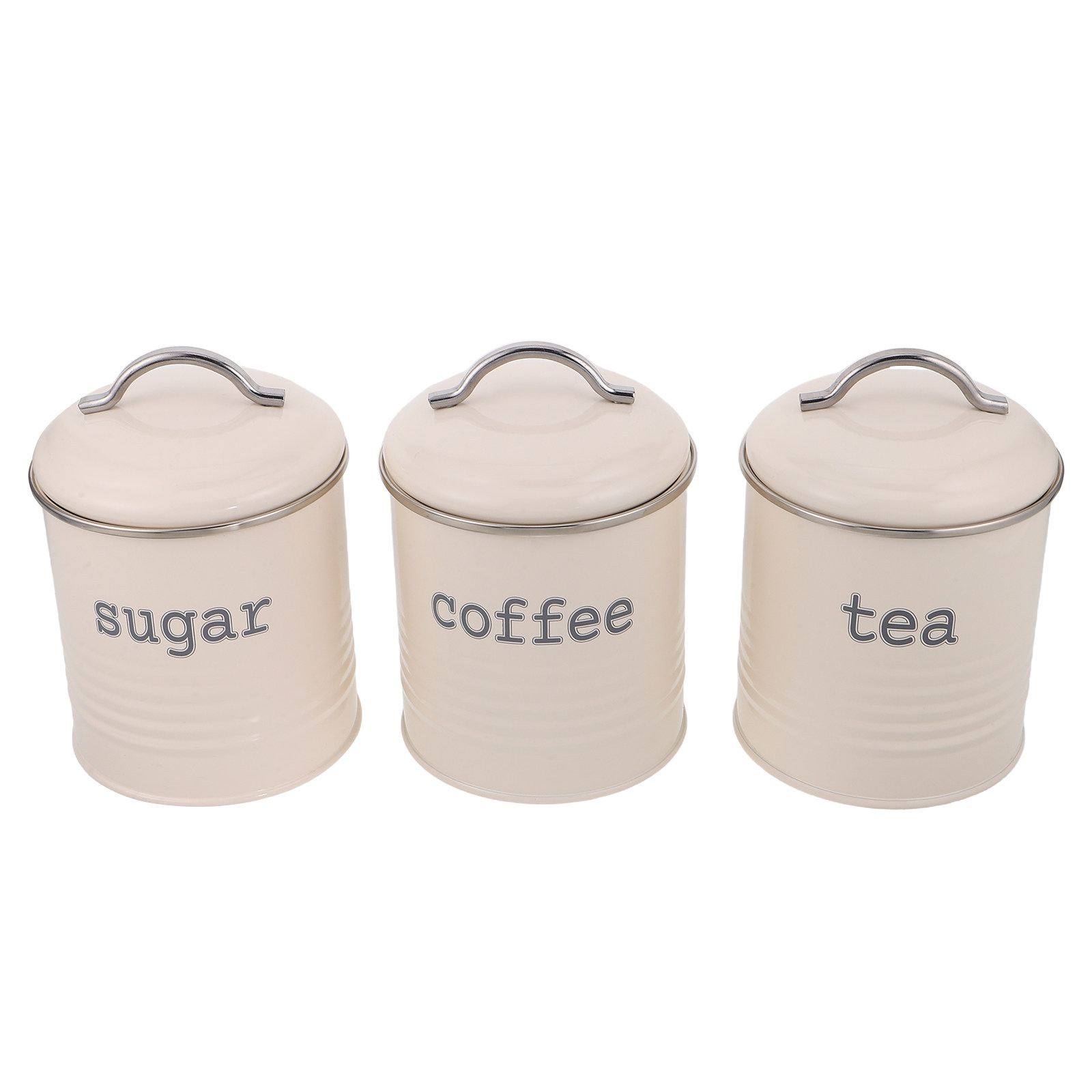 3Pcs Sealed Coffee Bean Contai - Coffee Tea Sugar 评论和价格