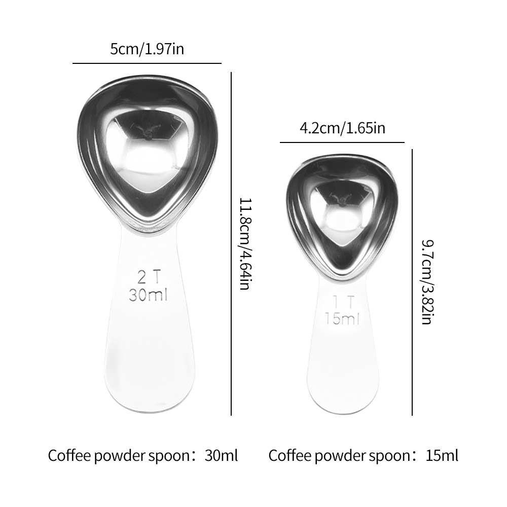 15ml/30ml Stainless Steel Coff - Coffee Tea Sugar 评论和价格